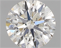 Natural Diamond 0.40 Carats, Round with Excellent Cut, G Color, SI1 Clarity and Certified by GIA