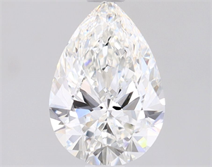 Picture of Natural Diamond 1.06 Carats, Pear with  Cut, F Color, VVS1 Clarity and Certified by GIA