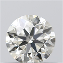 Natural Diamond 0.40 Carats, Round with Excellent Cut, K Color, VVS2 Clarity and Certified by GIA