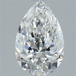 Picture of Natural Diamond 1.01 Carats, Pear with  Cut, F Color, VVS2 Clarity and Certified by GIA