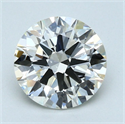 Natural Diamond 2.25 Carats, Round with Very Good Cut, K Color, VVS1 Clarity and Certified by GIA