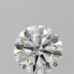 Picture of Natural Diamond 3.01 Carats, Round with Excellent Cut, I Color, VS2 Clarity and Certified by GIA