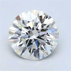 Picture of Natural Diamond 2.54 Carats, Round with Excellent Cut, H Color, SI1 Clarity and Certified by GIA