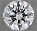 Natural Diamond 2.40 Carats, Round with Excellent Cut, E Color, VVS1 Clarity and Certified by GIA