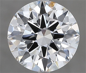 Picture of Natural Diamond 2.40 Carats, Round with Excellent Cut, E Color, VVS1 Clarity and Certified by GIA