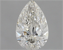 Natural Diamond 1.02 Carats, Pear with  Cut, I Color, SI2 Clarity and Certified by GIA