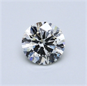 Natural Diamond 0.60 Carats, Round with Good Cut, J Color, SI2 Clarity and Certified by GIA