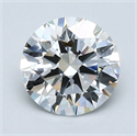 Natural Diamond 1.40 Carats, Round with Excellent Cut, F Color, VVS2 Clarity and Certified by GIA