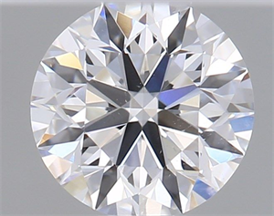 Picture of Natural Diamond 0.40 Carats, Round with Excellent Cut, D Color, SI1 Clarity and Certified by GIA