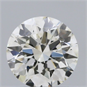 Natural Diamond 0.59 Carats, Round with Excellent Cut, K Color, VVS2 Clarity and Certified by GIA