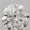 Natural Diamond 0.50 Carats, Round with Excellent Cut, K Color, VVS1 Clarity and Certified by GIA