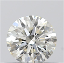 Natural Diamond 0.42 Carats, Round with Excellent Cut, K Color, VVS1 Clarity and Certified by GIA