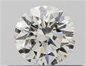 Natural Diamond 0.40 Carats, Round with Excellent Cut, I Color, SI1 Clarity and Certified by GIA