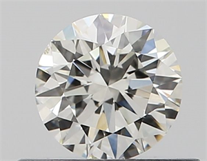 Picture of Natural Diamond 0.40 Carats, Round with Excellent Cut, I Color, SI1 Clarity and Certified by GIA