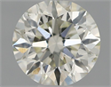 Natural Diamond 0.41 Carats, Round with Very Good Cut, I Color, SI1 Clarity and Certified by IGI