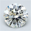 Natural Diamond 2.03 Carats, Round with Excellent Cut, I Color, SI1 Clarity and Certified by GIA