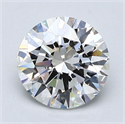 Natural Diamond 1.50 Carats, Round with Excellent Cut, G Color, VVS2 Clarity and Certified by GIA