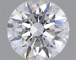 Picture of Natural Diamond 0.40 Carats, Round with Excellent Cut, D Color, SI2 Clarity and Certified by GIA