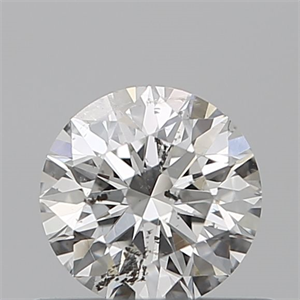 Picture of Natural Diamond 0.50 Carats, Round with Excellent Cut, H Color, I1 Clarity and Certified by GIA