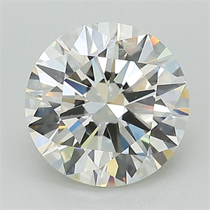 Picture of Natural Diamond 2.01 Carats, Round with Excellent Cut, J Color, SI2 Clarity and Certified by GIA