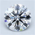 Natural Diamond 1.53 Carats, Round with Excellent Cut, D Color, VVS1 Clarity and Certified by GIA