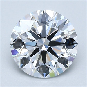 Picture of Natural Diamond 1.53 Carats, Round with Excellent Cut, D Color, VVS1 Clarity and Certified by GIA