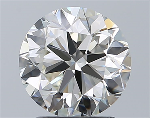 Picture of Natural Diamond 1.92 Carats, Round with Excellent Cut, H Color, VVS1 Clarity and Certified by IGI