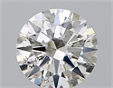 Natural Diamond 0.59 Carats, Round with Excellent Cut, I Color, SI2 Clarity and Certified by GIA