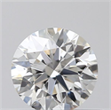 Natural Diamond 0.40 Carats, Round with Excellent Cut, G Color, SI1 Clarity and Certified by GIA