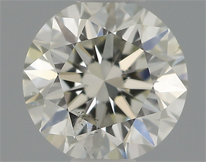 Picture of Natural Diamond 0.40 Carats, Round with Excellent Cut, I Color, SI1 Clarity and Certified by IGI