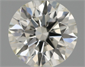 Natural Diamond 0.60 Carats, Round with Excellent Cut, I Color, VS2 Clarity and Certified by IGI