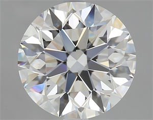 Picture of Natural Diamond 2.01 Carats, Round with Excellent Cut, I Color, VVS2 Clarity and Certified by GIA