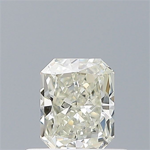 Picture of Natural Diamond 0.40 Carats, Radiant with  Cut, I Color, VVS2 Clarity and Certified by IGI