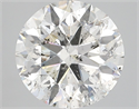 Natural Diamond 5.03 Carats, Round with Excellent Cut, G Color, SI2 Clarity and Certified by IGI