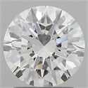 Natural Diamond 2.01 Carats, Round with Excellent Cut, E Color, VS1 Clarity and Certified by GIA