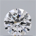 Natural Diamond 0.43 Carats, Round with Very Good Cut, D Color, VVS2 Clarity and Certified by GIA