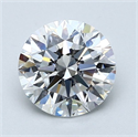 Natural Diamond 1.80 Carats, Round with Excellent Cut, D Color, VS1 Clarity and Certified by GIA