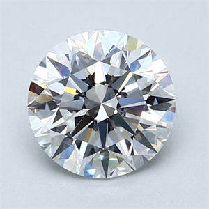 Picture of Natural Diamond 1.80 Carats, Round with Excellent Cut, D Color, VS1 Clarity and Certified by GIA