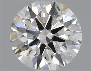 Picture of Natural Diamond 0.44 Carats, Round with Excellent Cut, J Color, VS2 Clarity and Certified by GIA