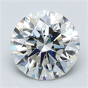 Natural Diamond 1.93 Carats, Round with Excellent Cut, I Color, VVS2 Clarity and Certified by GIA