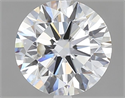 Natural Diamond 1.55 Carats, Round with Excellent Cut, F Color, VS2 Clarity and Certified by GIA