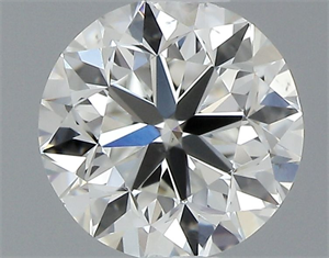 Picture of Natural Diamond 0.50 Carats, Round with Very Good Cut, I Color, VS2 Clarity and Certified by GIA