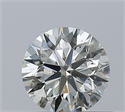 Natural Diamond 0.40 Carats, Round with Excellent Cut, I Color, VVS2 Clarity and Certified by IGI