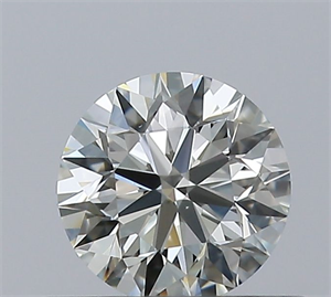 Picture of Natural Diamond 0.40 Carats, Round with Excellent Cut, I Color, VVS2 Clarity and Certified by IGI