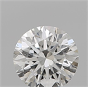 Natural Diamond 0.42 Carats, Round with Excellent Cut, H Color, VS2 Clarity and Certified by GIA