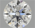 Natural Diamond 0.50 Carats, Round with Very Good Cut, I Color, SI1 Clarity and Certified by GIA