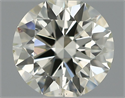 Natural Diamond 0.55 Carats, Round with Excellent Cut, I Color, VS2 Clarity and Certified by IGI