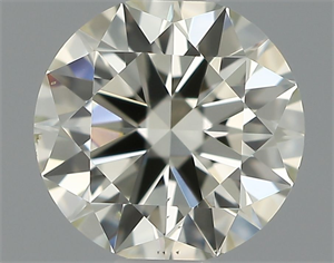 Picture of Natural Diamond 0.55 Carats, Round with Excellent Cut, I Color, VS2 Clarity and Certified by IGI