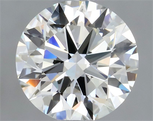 Picture of Natural Diamond 0.50 Carats, Round with Very Good Cut, J Color, VS1 Clarity and Certified by GIA