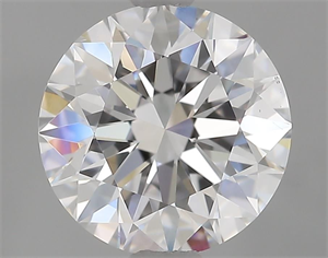 Picture of Natural Diamond 1.54 Carats, Round with Very Good Cut, E Color, VS2 Clarity and Certified by GIA